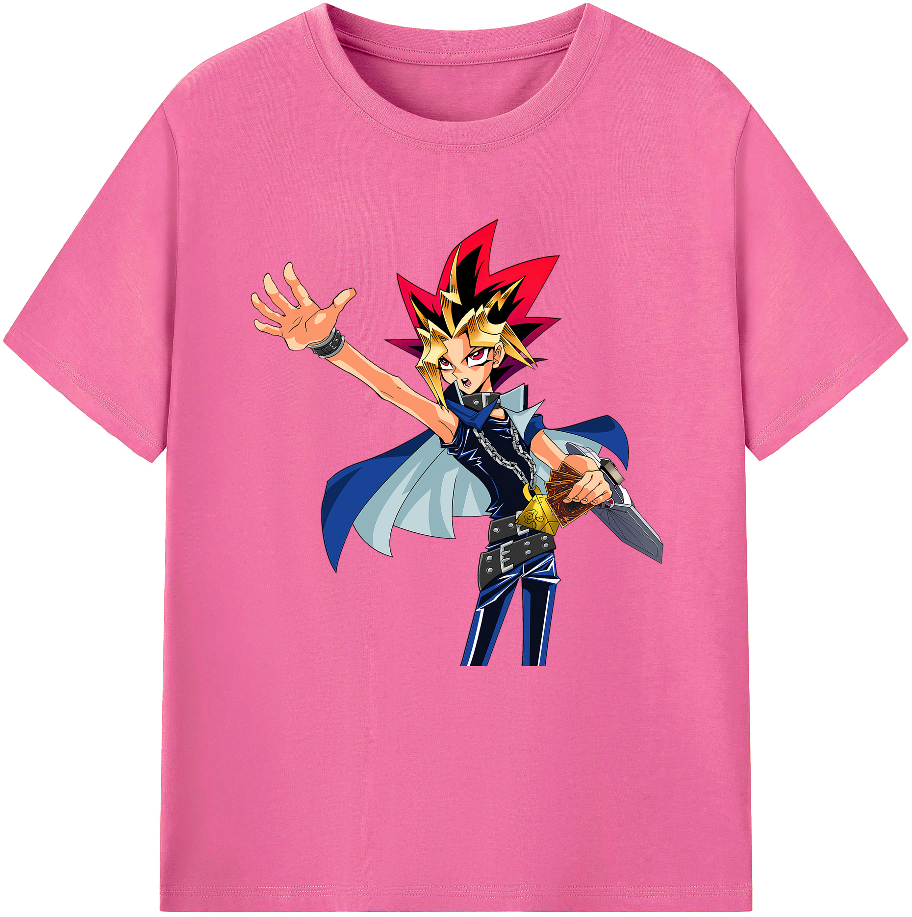 （画像用） 遊☆戯☆王 Yu-Gi-Oh! レディースカジュアルプリントTシャツ（綿100％）